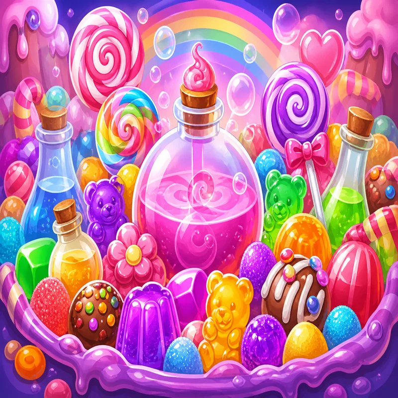 Sweet Alchemy 100 cartoon illustration